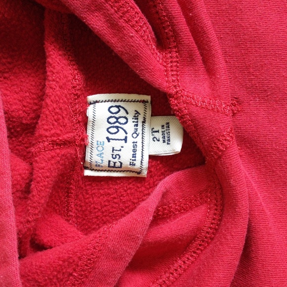 children's place red snowboard tiger hoodie sweatshirt 2T toddler boys - Picture 3 of 6